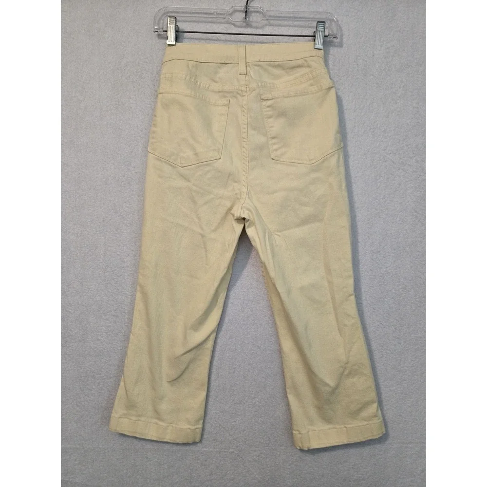 Nydj Not Your‎ Daughters Jeans Pants Womens 26 Waist Yellow Cropped